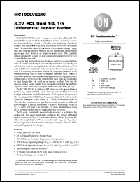 Click here to download MC100LVE210_06 Datasheet