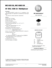Click here to download MC10E158_06 Datasheet