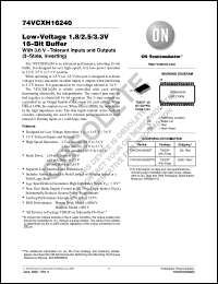 Click here to download 74VCXH16240DT Datasheet