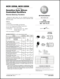 Click here to download MCR12DSN-001G Datasheet