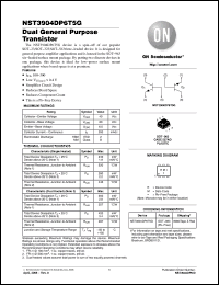 Click here to download NST3904DP6T5G Datasheet
