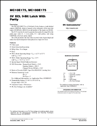 Click here to download MC10E175_06 Datasheet