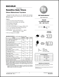 Click here to download MAC4DLM-001G Datasheet