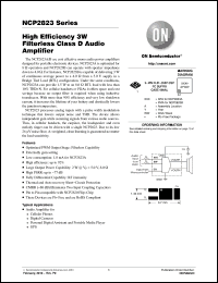 Click here to download NCP2823BFCT2G Datasheet