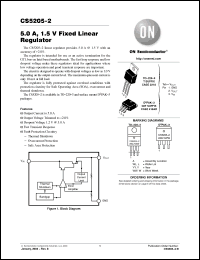 Click here to download CS5205-2GT3 Datasheet