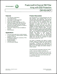 Click here to download CM1453-04CP Datasheet