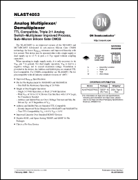 Click here to download NLAST4053DTR2G Datasheet