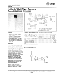 Click here to download OHS3030U Datasheet