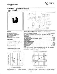 Click here to download OPB610 Datasheet