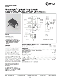 Click here to download OPB698 Datasheet