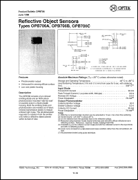 Click here to download OPB706 Datasheet