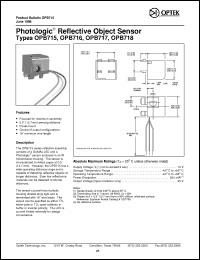 Click here to download OPB715 Datasheet
