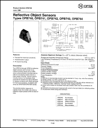 Click here to download OPB742 Datasheet