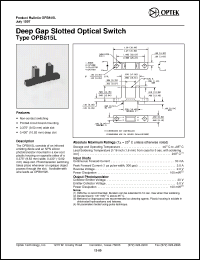 Click here to download OPB815L Datasheet