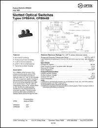 Click here to download OPB844B Datasheet