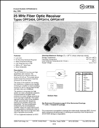 Click here to download OPF2404 Datasheet