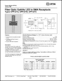 Click here to download OPF321B Datasheet