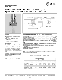 Click here to download OPF372A Datasheet