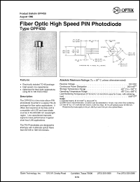Click here to download OPF430 Datasheet