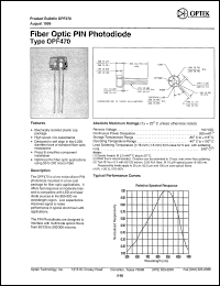 Click here to download OPF470 Datasheet