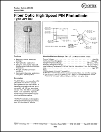 Click here to download OPF480 Datasheet