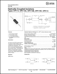 Click here to download OPI110C Datasheet
