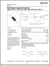 Click here to download OPI110 Datasheet