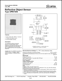 Click here to download OPB770 Datasheet