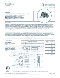 Click here to download OPB780 Datasheet