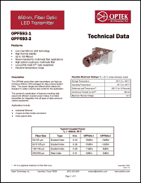 Click here to download OPF693 Datasheet