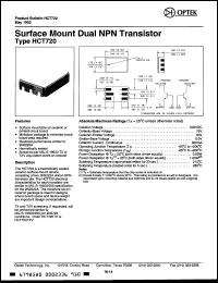 Click here to download HCT720 Datasheet