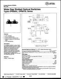 Click here to download OPB810L51 Datasheet