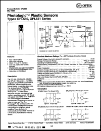 Click here to download OPL550OC Datasheet