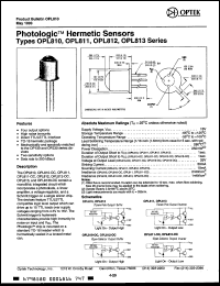 Click here to download OPL812OC Datasheet
