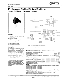 Click here to download OPB940L Datasheet