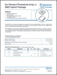 Click here to download OPR2101 Datasheet
