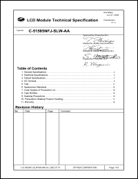 Click here to download C-51505NFJ-SLW-AA Datasheet