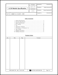 Click here to download DMF6104NF-FW Datasheet