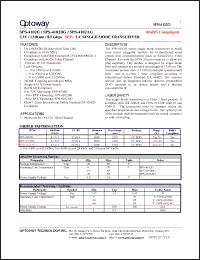 Click here to download SPS-93100MWG Datasheet