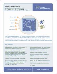 Click here to download OXUF924DSB Datasheet