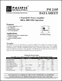 Click here to download PM2105 Datasheet