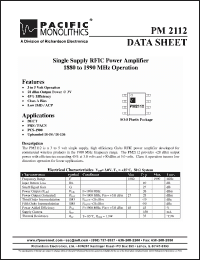 Click here to download PM2112 Datasheet