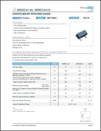 Click here to download MMBD4448 Datasheet