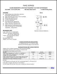 Click here to download P4KE200 Datasheet
