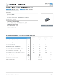 Click here to download SD103CW Datasheet