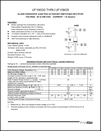 Click here to download UF106GS Datasheet