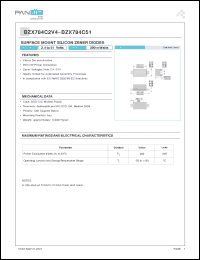 Click here to download BZX784C6V8 Datasheet