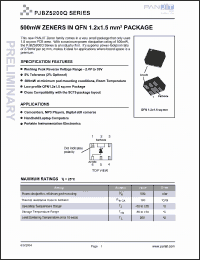 Click here to download PJBZ5244Q Datasheet