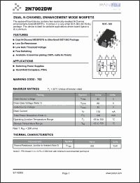 Click here to download 2N7002DW_05 Datasheet