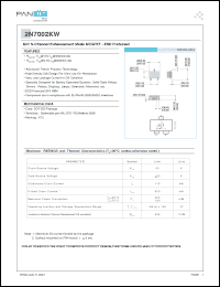 Click here to download 2N7002KW Datasheet